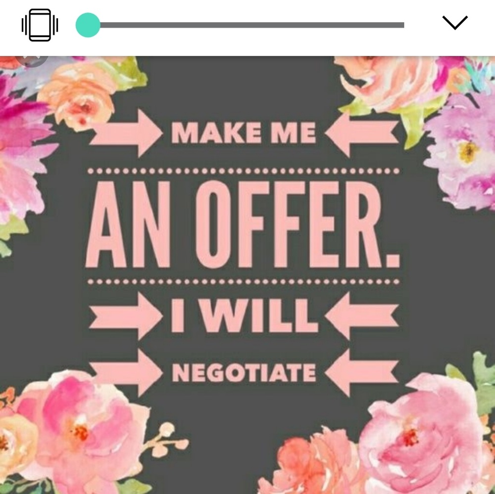 Offers welcome.